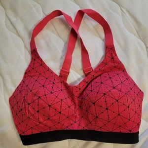 Red and Black Victoria's Secret Sports Bra